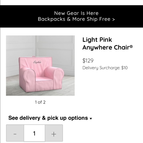 Pottery Barn Kids Other Pottery Barn Chair Cover Name Brooke Poshmark